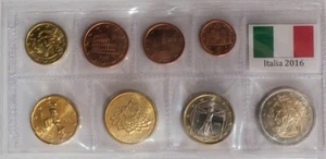 Italy 8 coins set 2016 UNC (#8217) - Picture 1 of 2