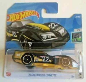 Hot Wheels '76 GREENWOOD CORVETTE HW CONTOURED 1:64 2022 Short Card - Picture 1 of 1