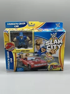 WWE Slam City Launch 'n Crash Auto Spielset enthält John Cena Figur Wrestling - Bild 1 von 2