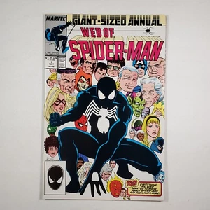 Marvel Comics Web of Spider Man Annual #3 VF/NM Gallery Profile of Life and Foes - Picture 1 of 8