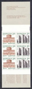 Sweden #1630b Europa Archirtecture Booklet Postage Stamps Europe 1987 Mint NH - Picture 1 of 2