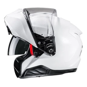 Modular Motorcycle Helmet HJC RPHA 91 Pearl White Glossy - Picture 1 of 7