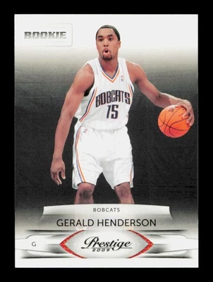 Bobcats 2009-10 Panini Prestige #212 Gerald Henderson novato Charlotte - Imagem 1 de 2