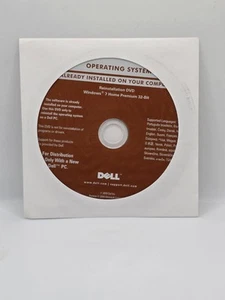Dell - Microsoft Windows 7 Home Premium (32-Bit / x86) Install DVD CD - No Key - Picture 1 of 1
