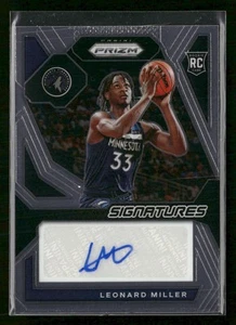 2023-24 Panini Prizm #RSI-MIL Leonard Miller Rookie Signatures Auto RC - Picture 1 of 2