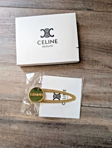 Neu im Karton Celine Haarspange mit Box Neuheit Geschenk mit Kauf Gold NEU VIP - Bild 1 von 3