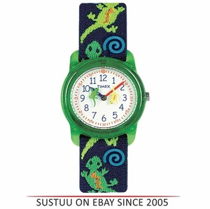 Timex T72881 Kidz Geckos Watch|White Dial|Analogue Display|Water Resist|Two Col. - Picture 1 of 2