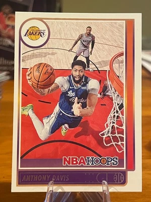 2021-22 Panini Hoops Basketball Anthony Davis-#146 Base Card. Los Angeles Lakers - Image 1 of 2