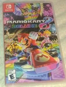 Nintendo Switch Mario Kart Deluxe 8 custodia cartuccia gioco SOLO - Foto 1 di 3