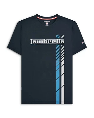 Lambretta Mens Big & Tall Fade Racing Stripe Tee BNWT - Image 1 of 4