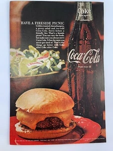 Coke Coca-Cola Ad 1967 Have a Fireside Picnic - Picture 1 of 2