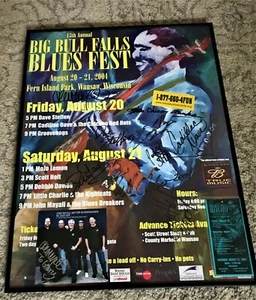 JOHN MAYALL signiert x 2 Blues Fest Poster + 10 andere, Dave Steffen, Chico Banks - Bild 1 von 9