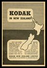 1954 KODAK In New Zealand Photographic Suppliers - Wellington vintage print ad
