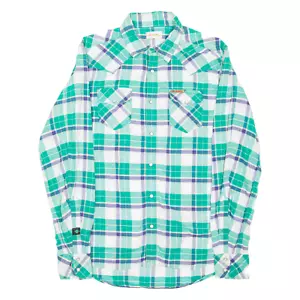 DIESEL Mens Shirt Green Check Long Sleeve S - Picture 1 of 6