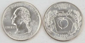 USA State Quarter 1999 Georgia D unz. - Bild 1 von 1