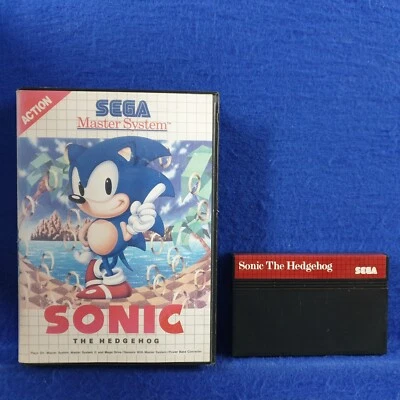 Master System SONIC THE HEDGEHOG (NI) Boxed Sega PAL REGION FREE (Works in US) - Image 1 of 4