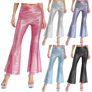 Women Trousers Rave Outfit Pants Bell Pants Nightwear Slim Fit Bottoms Trendy - Bild 1 von 58