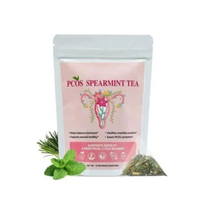 PCOS Spearmint Tea for Female, Hormone Balance Tea | free 10 Teabags - Picture 1 of 6