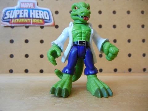 Playskool Marvel Super Hero Adventures LIZARD Dr. Curt Connors Cover