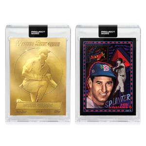 2-Card Bundle - Topps PROJECT 2020 Cards 73-74 Frank Thomas Ted Williams Red Sox - Picture 1 of 8