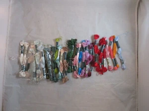 DMC Rayon Floss Lot of 36 Assorted Colors                       A137 - Picture 1 of 4