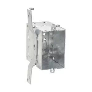 Crouse-Hinds TP242 3-1/2" Gangable Switch Box with "S" Bracket and NMB Clamps - Picture 1 of 1