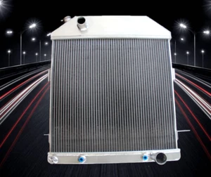Aluminum 3 Row Radiator for 1939-1941 1940 Ford Deluxe Car Sedan Chevy V8 Engine - Picture 1 of 6