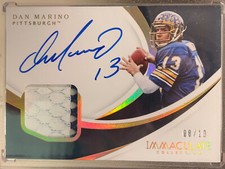 PSA9 2010 epix Dan Marino auto /50-