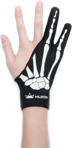 Huion Artist Glove 2 Finger Black Digital Drawing Anti Dust Comfortable Fit - Picture 1 of 7