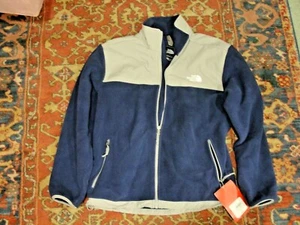 The North Face MONO BASIN ~ Men's SMALL Fleece Jacket ~ NWT ~ EMPIRE BLUE - Picture 1 of 5