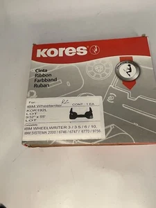 Kores KOR192L Ribbon for IBM Wheelwriter Typewriter 9/32" x 68' - Picture 1 of 6