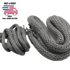 Cuerda de fibra de vidrio de grafito de 7 tamaños junta plana material estufa barbacoa sello alta temperatura - Imagen 1 de 7