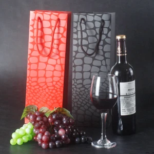 260x Wine Glasses Gift Bag Bordeaux Birthday Christmas Wedding Spirit Bottle Bag - Picture 1 of 6