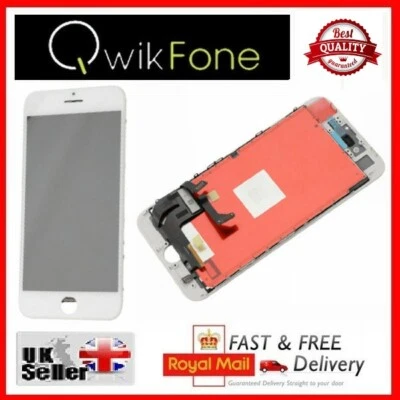 QWIKFONE For Apple iPhone 8 A1863 A1905 A1906 Retina White LCD Screen Replacement Display