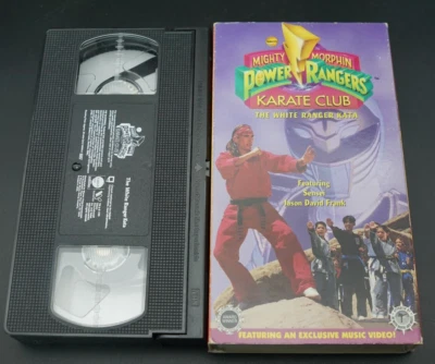 Mighty Morphin Power Rangers Karate Club White Ranger Kata VHS MMPR 1995 TESTED - Image 1 of 4