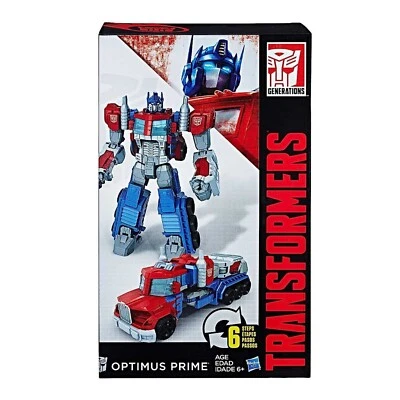 Hasbro Transformers Optimus Prime Action Figure Transform to Truck 11" 6+ C2001 - Image 1 of 3