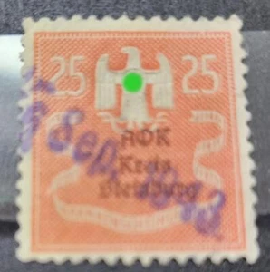 Germany Nazi era revenue tax on medical cards AOK Steinburg fiscal - Picture 1 of 2