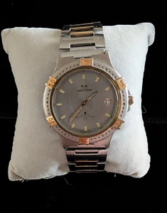 Men's Vintage Waltham Day Water Resistant Skin Diver Two Tone Watch - Picture 1 of 7