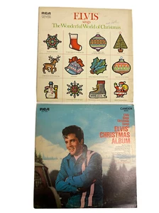 Elvis’ Christmas Album AND Elvis Sings The Wonderful World Of Christmas - Picture 1 of 11