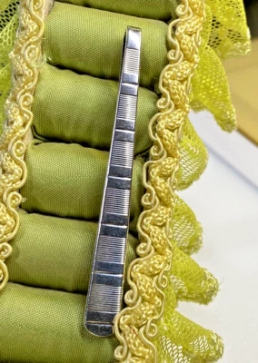 Vintage Sterling Silver Tie Pin 835 Classic Tie Design - Image 1 of 4