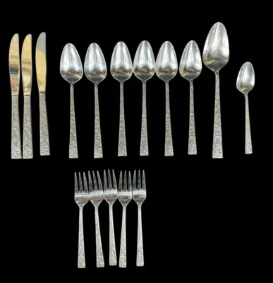 Винтажные столовые приборы Supreme из нержавеющей стали 16 шт сделано в Японии см. описание - Изображение 1 из 4