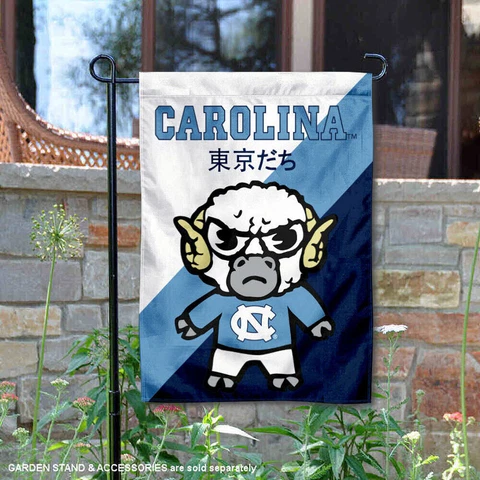 UNC Tar Heels Tokyodachi Garden Flag and Yard Banner Cover