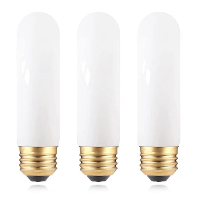 40W Equivalent Milky T10 LED Bulb, Deep Frosted Dimmable T30 Invisible Filame... - Image 1 of 4