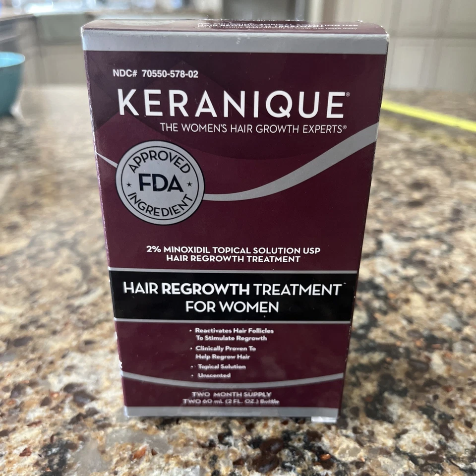 Keranique Hair Regrowth Treatment for Women 2 Month Supply