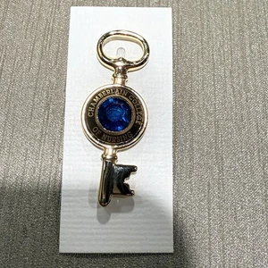 Chamberlain College Of Nursing Ansteckschlüssel Pin Anhänger Blauer Saphir Gold Neu - Bild 1 von 7