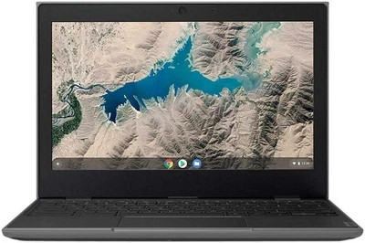 联想 100e Chromebook 第 2 代 G2 4GB RAM 16GB 固态硬盘 铬 含充电器 — 第 1/4 张图片