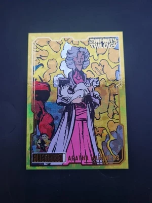 2023 UD Marvel Allegiance Infinity Trilogy Agatha Harkness Yellow /149 - Image 1 of 2