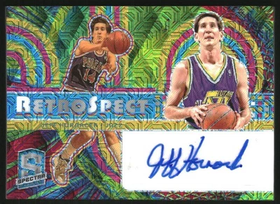 2023-24 Panini Spectra RetroSpect Autographs Meta #9 Jeff Hornacek Auto /25 - Image 1 of 2