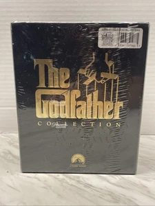 NEW The Godfather Trilogy Collection I II III Box Set VHS Brand New Sealed 1997 - Picture 1 of 7