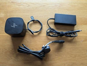 HP Thunderbolt G2 USB-C Docking Station (HP HSN-IX01) + PSU & Cable~ FREE P&P - Afbeelding 1 van 5